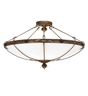 Arabesque Eight Light Pendant in Mahogany Bronze (57|116246)