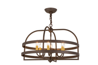 Aldari Six Light Pendant in Gilded Tobacco (57|115278)
