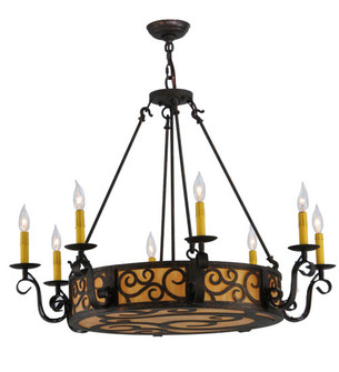 Delano 11 Light Chandelier in Rust (57|115165)