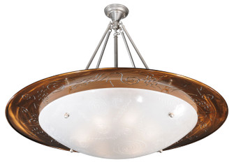 Metro Fusion Six Light Semi-Flushmount in Nickel,Transparent Copper (57|112662)