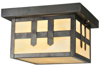 Hyde Park One Light Flushmount in Craftsman Brown (57|112385)