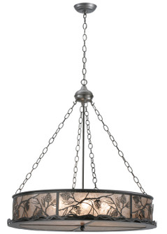 Whispering Pines Four Light Inverted Pendant in Pewter (57|111316)