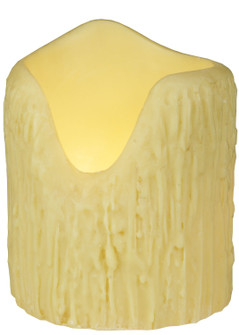 Poly Resin Candle Cover in Ivory (57|106180)