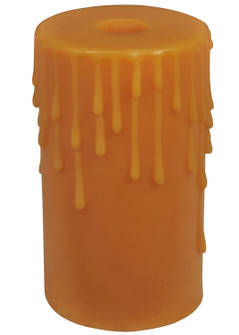 Poly Resin Candle Cover in Honey Amber (57|104611)