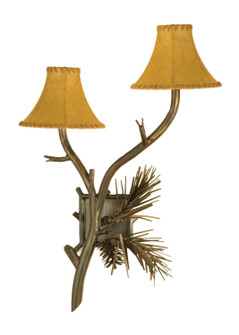 Lone Pine Two Light Wall Sconce in Antique Copper (57|104458)