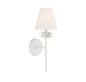 One Light Wall Sconce in White (446|M90077WH)