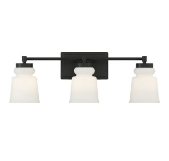 Three Light Bathroom Vanity Light in Matte Black (446|M80058MBK)