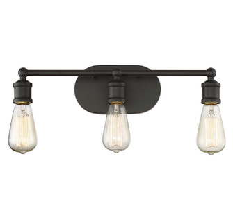 Mbath Three Light Bathroom Vanity Light in Oil Rubbed Bronze (446|M80012ORB)