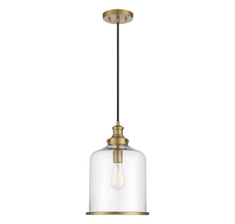 One Light Pendant in Natural Brass (446|M70120NB)