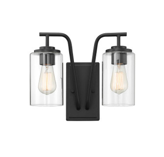 Moutd Two Light Outdoor Wall Sconce in Matte Black (446|M50042BK)