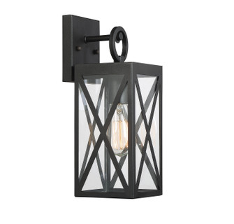 Moutd One Light Outdoor Wall Sconce in Black (446|M50027BK)