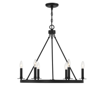 Six Light Chandelier in Matte Black (446|M10093MBK)