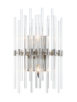 Divine Two Light Wall Sconce in Polished Nickel (16|38409CLPN)