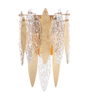 Majestic Three Light Wall Sconce in Gold Leaf (16|32322CLCMPGL)