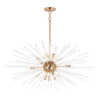 Polaris 16 Light Pendant in Satin Brass (16|28668CLSBR)