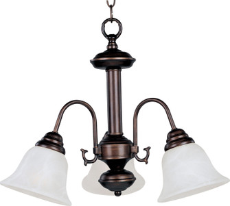 Malaga Three Light Chandelier in Oil Rubbed Bronze (16|2697MROI)