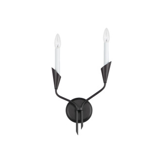 Calyx Two Light Wall Sconce in Black (16|24342BK)