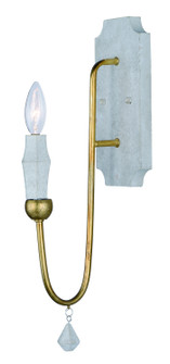 Claymore One Light Wall Sconce in Claystone / Gold Leaf (16|22432CSTGL)
