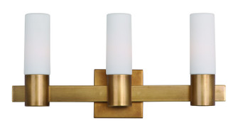 Contessa Three Light Bath Vanity in Natural Aged Brass (16|22413SWNAB)