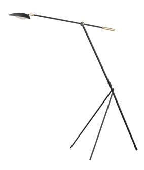 Scan LED Floor Lamp in Black / Satin Brass (16|21694BKSBR)