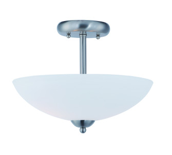 Taylor Two Light Semi-Flush Mount in Satin Nickel (16|21653SWSN)