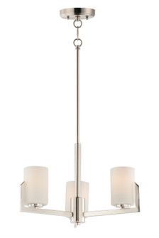 Dart Three Light Chandelier in Satin Nickel (16|21285SWSN)