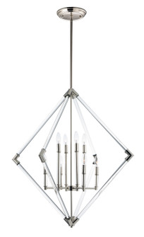 Lucent Eight Light Pendant in Polished Nickel (16|16106CLPN)