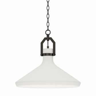 Lumi One Light Pendant in Black (16|12386WTBK)