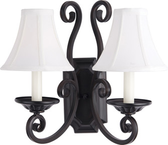 Manor Two Light Wall Sconce (16|12218OI/SHD123)
