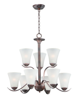 Vital Nine Light Chandelier in Oil Rubbed Bronze (16|12076FTOI)