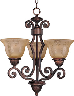 Symphony Three Light Chandelier in Oil Rubbed Bronze (16|11235SAOI)