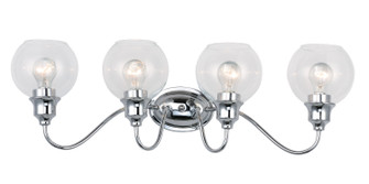 Ballord Four Light Bath Vanity in Polished Chrome (16|1114CLPC)