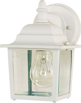 Builder Cast One Light Outdoor Wall Lantern in White (16|1025WT)