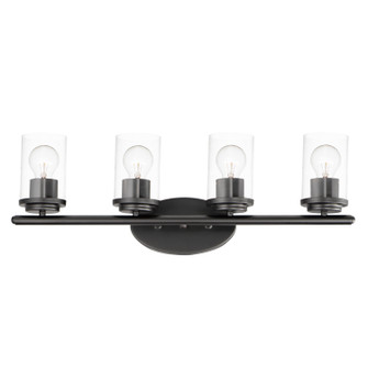 Corona Four Light Bath Vanity in Black (16|10214CLBK)