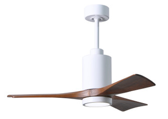 Patricia 42''Ceiling Fan in Brushed Brass (101|PA3-BRBR-MWH-42)