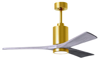 Patricia 52''Ceiling Fan in Brushed Brass (101|PA3-BRBR-BW-52)