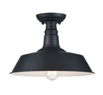 Scacchi One Light Flush Mount in Dark Grey (423|X58303DG)