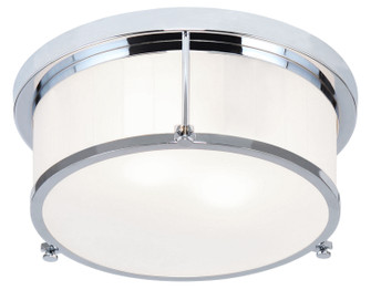 Caisse Claire Two Light Flush Mount in Chrome (423|M14902CH)