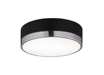 Trydor Two Light Flush Mount in Black & Chrome (423|M14302BKCH)