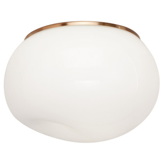Gelasin One Light Flush Mount in Aged Gold Brass (423|M14021AGOP)