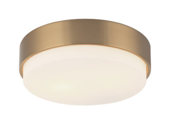Quintz Two Light Ceiling Mount in Aged Gold Brass (423|M13202AG)