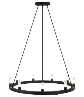 Cascadian Nine Light Chandelier in Matte Black (423|C75209MB)