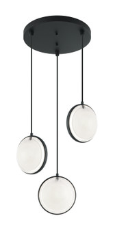 Chatoyant Three Light Pendant in Matte Black (423|C71503MB)