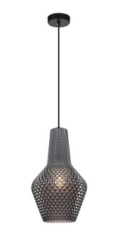 Quilted Gem One Light Pendant in Matte Black (423|C68101SM)