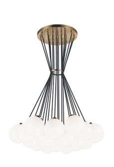 The Bougie 19 Light Chandelier in Aged Gold Brass (423|C63019AGOP)