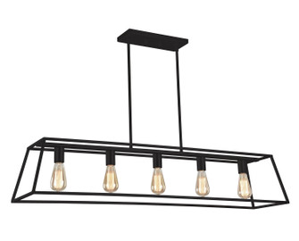 Candor Five Light Chandelier in Rusty Black (423|C57015RB)