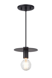 Kasa One Light Pendant in Black (423|C54911BK)