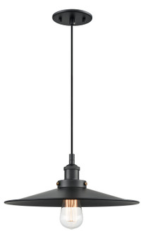 Bulstrode'S Workshop One Light Pendant in Black (423|C46113BKBK)