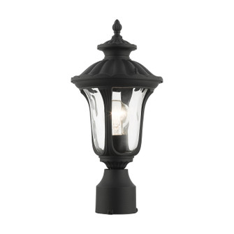 Oxford One Light Outdoor Post Top Lantern in Textured Black (107|7855-14)