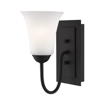 Ridgedale One Light Wall Sconce in Black (107|6481-04)